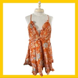 Floral Corduroy Minidress - Free People